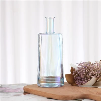 بطری های شراب گرد رنگ 500 میلی لیتر طراحی شده